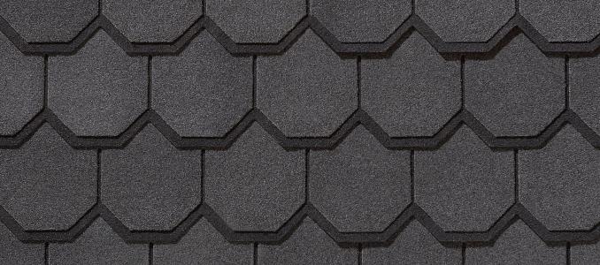 Black Pearl - CertainTeed Carriage House Luxury Roofing Shingle